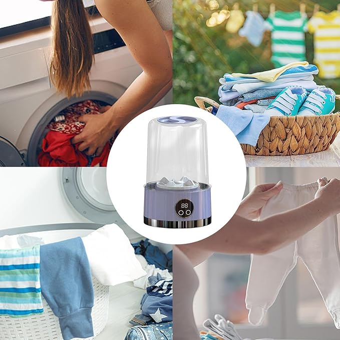 Mini Portable Washing Machine | غسالة ملابس صغيرة محمولة
