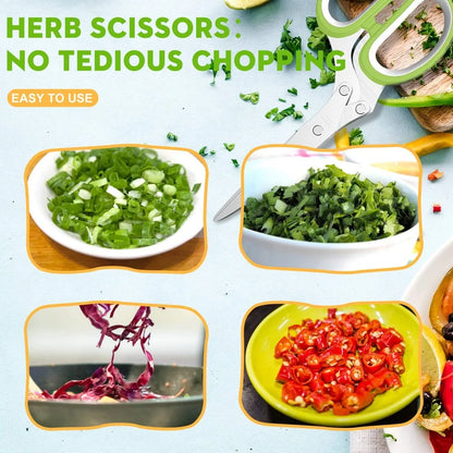 5-Blade Herb Scissors | مقص الأعشاب بخمس شفرات