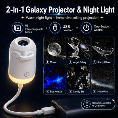 Mini Starry Sky Projector | جهاز إسقاط السماء المرصعة بالنجوم