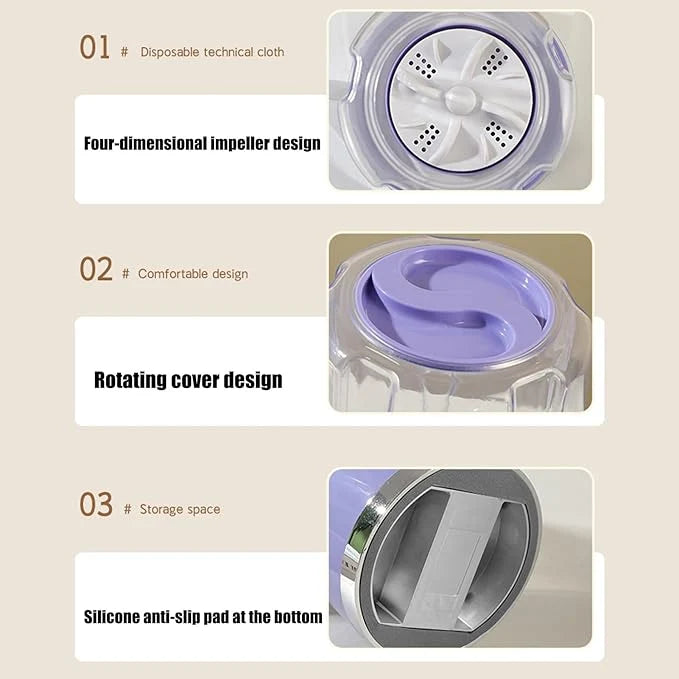 Mini Portable Washing Machine | غسالة ملابس صغيرة محمولة